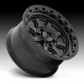 KMC Chase KM548 Satin Black Custom Wheels Rims 2